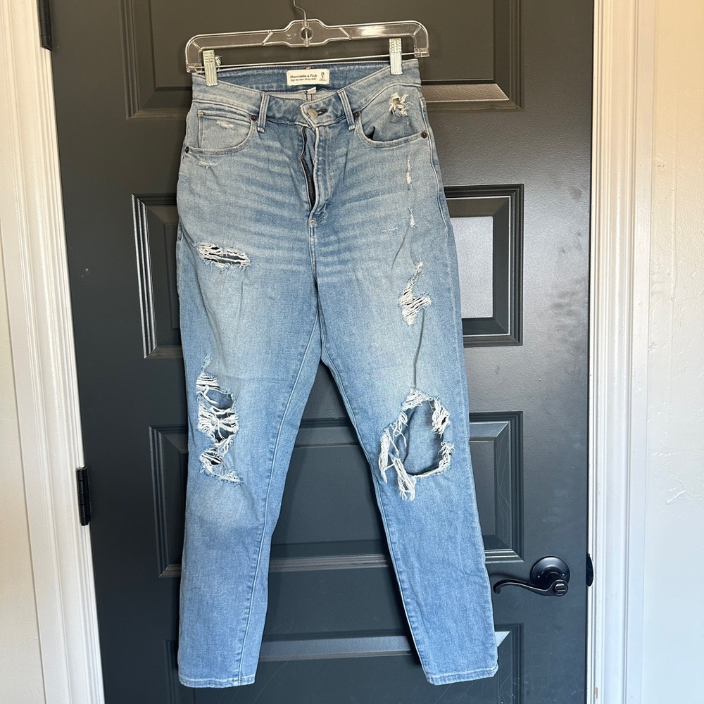 Abercrombie high rise skinny ankle jeans - 28/6